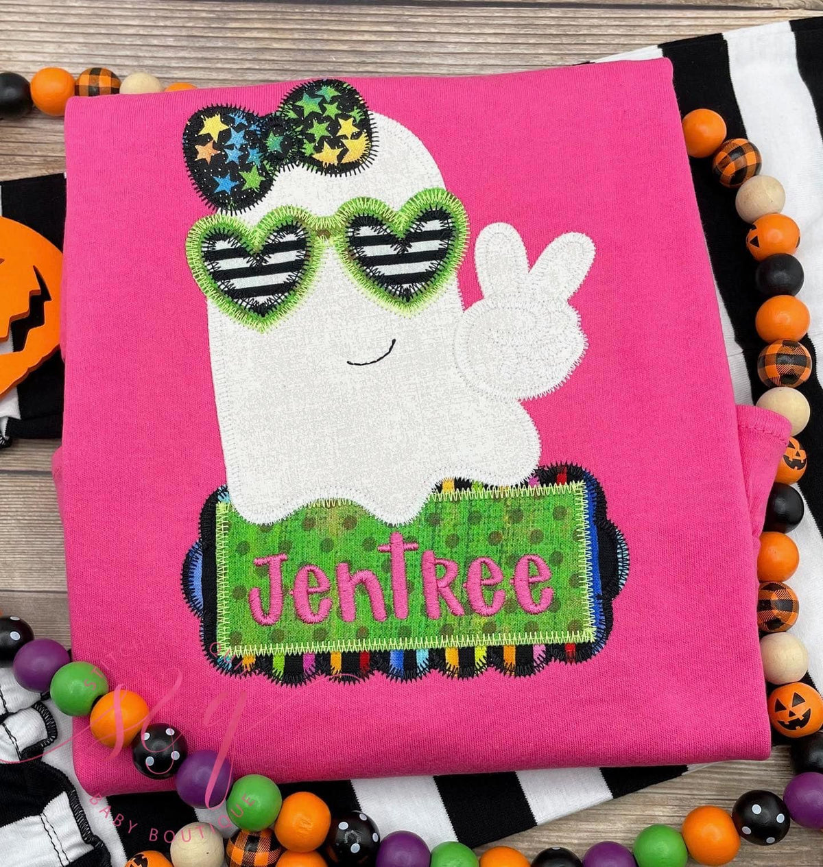 Girl&#39;s Halloween Ghost Outfit, Halloween Shirt, Halloween Outfit Babies, Halloween Outfit Girls,  Personalized Halloween Outfit