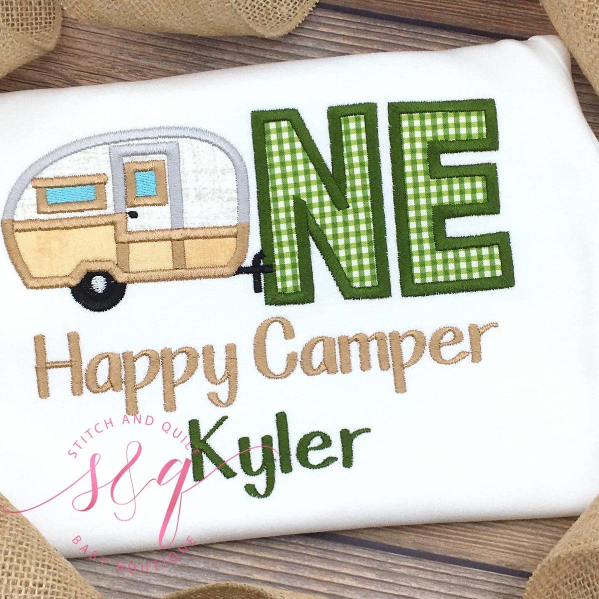 Camper One happy camper, camping birthday, camping theme, camping party, camping shirt, first birthday shirt, 1st birthday,