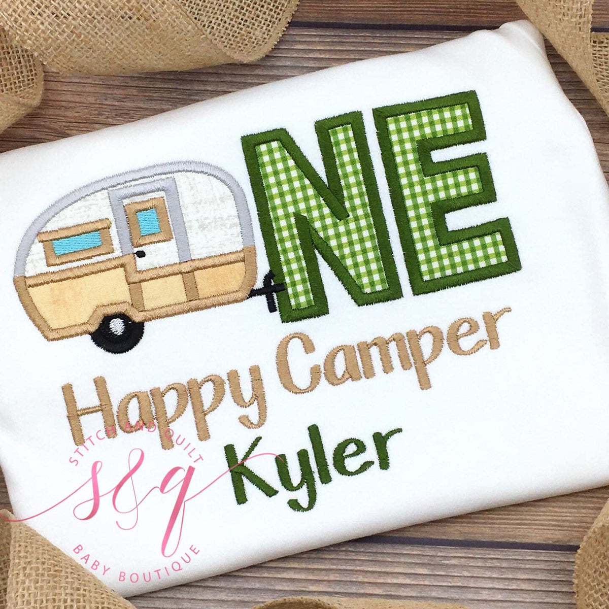 Camper One happy camper, camping birthday, camping theme, camping party, camping shirt, first birthday shirt, 1st birthday,