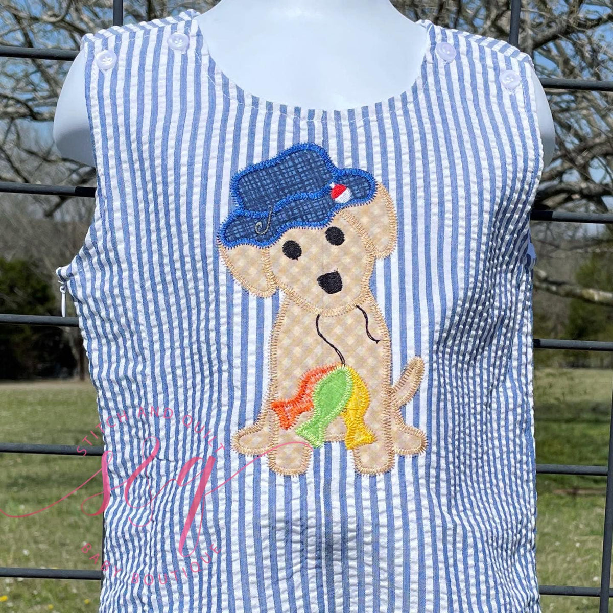 Boy&#39;s Fishing Dog Puppy Jon Jon, Fishing Outfit for Toddler, Short All, Puppy Fishing, Fishing Toddler