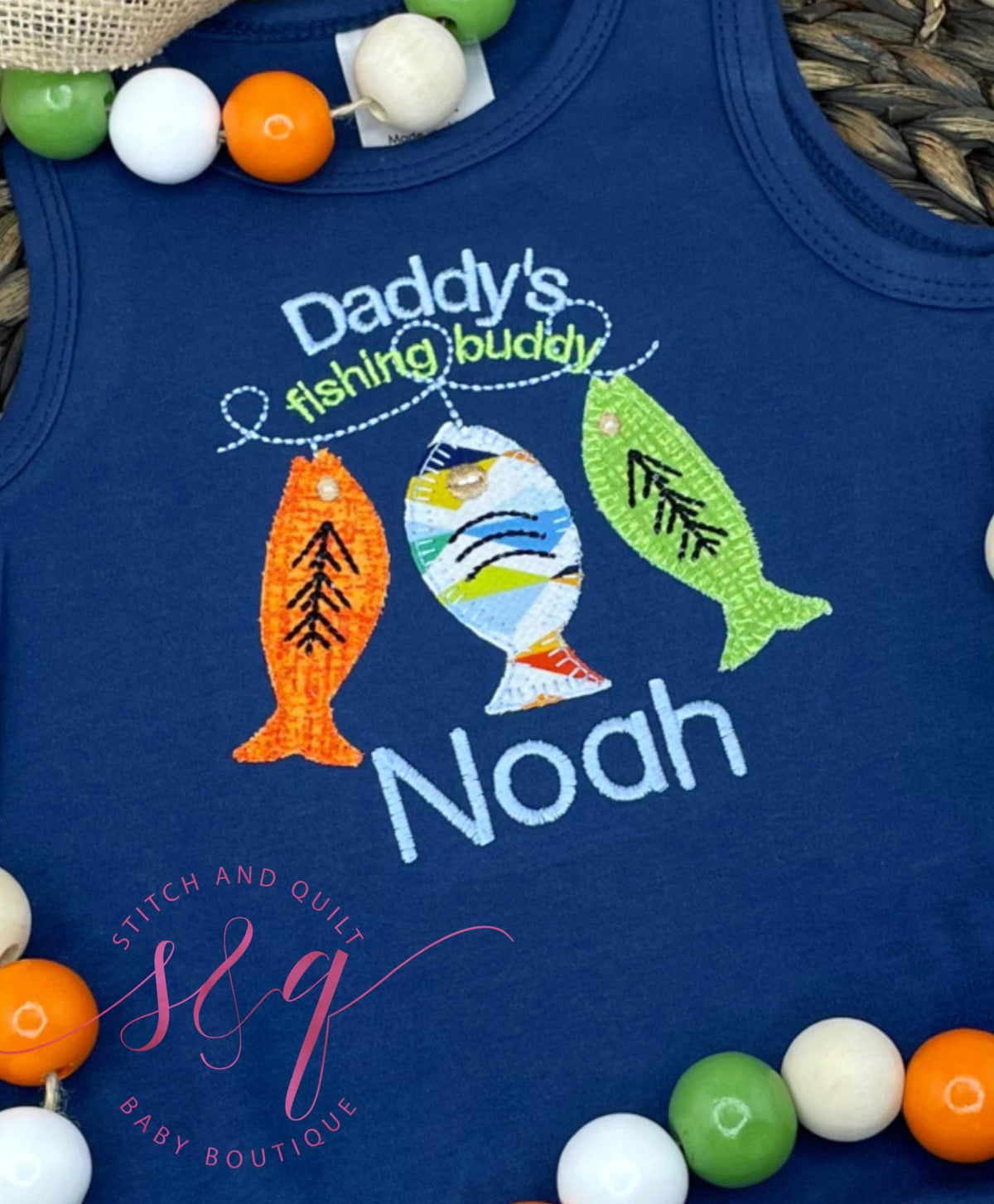 Daddy&#39;s Fishing Buddy bubble romper, Infant Toddler fishing romper, Fishing outfit