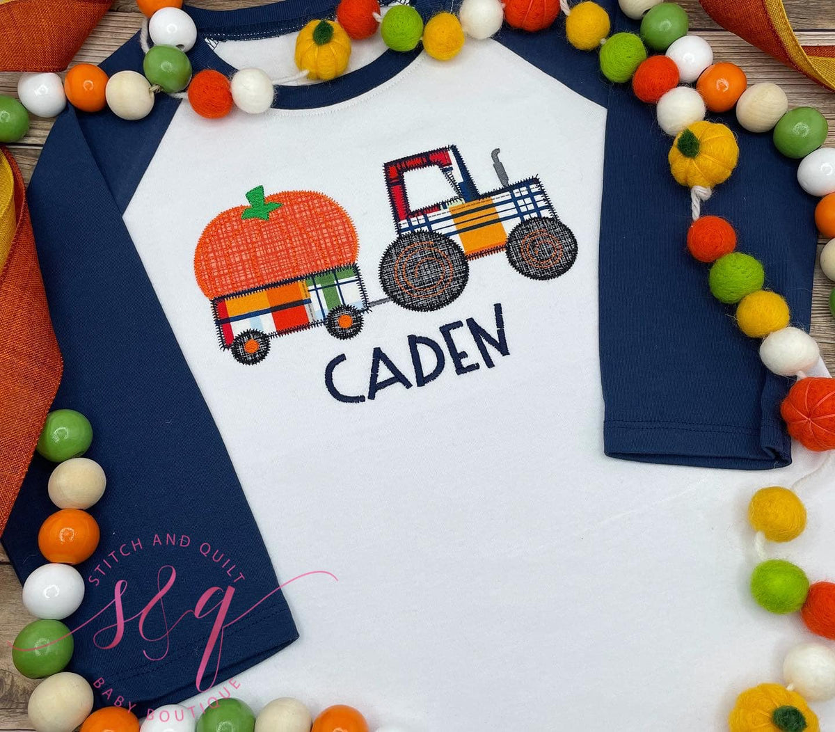 Boys Thanksgiving Pumpkin Tractor, Pumpkin Patch shirt, Toddler fall Tractor shirt,  Boy, Toddler, Infant pumpkin shirt