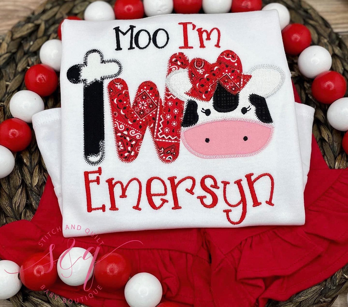 Second Birthday,  Moo Two , Farm Birthday,  Moo Turning Two, 2nd Birthday, Cow Shirt, Farm Party Theme,  Girl Birthday