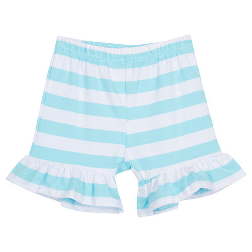 Girly &amp; Fun Pig-Inspired Aqua Ruffle Shirt for Your Little One, Pig shirt, girl summer outfit