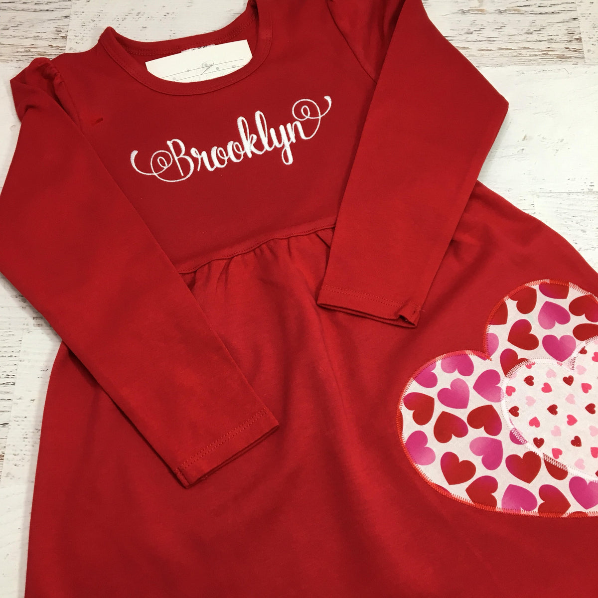 Valentine Dress for girls, Personalized Valentine&#39;s Day dress, Toddler Valentine, Girl&#39;s Valentine dress