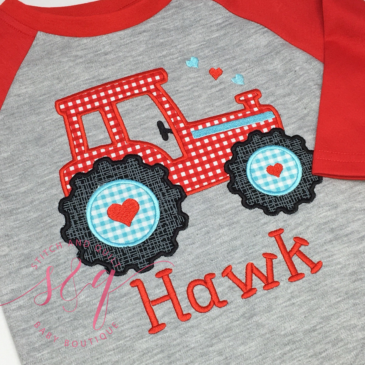 Valentine tractor shirt for boys, Baby boy Valentines outfit, First Valentines Day, Toddler Boy Valentine, Boy Valentine