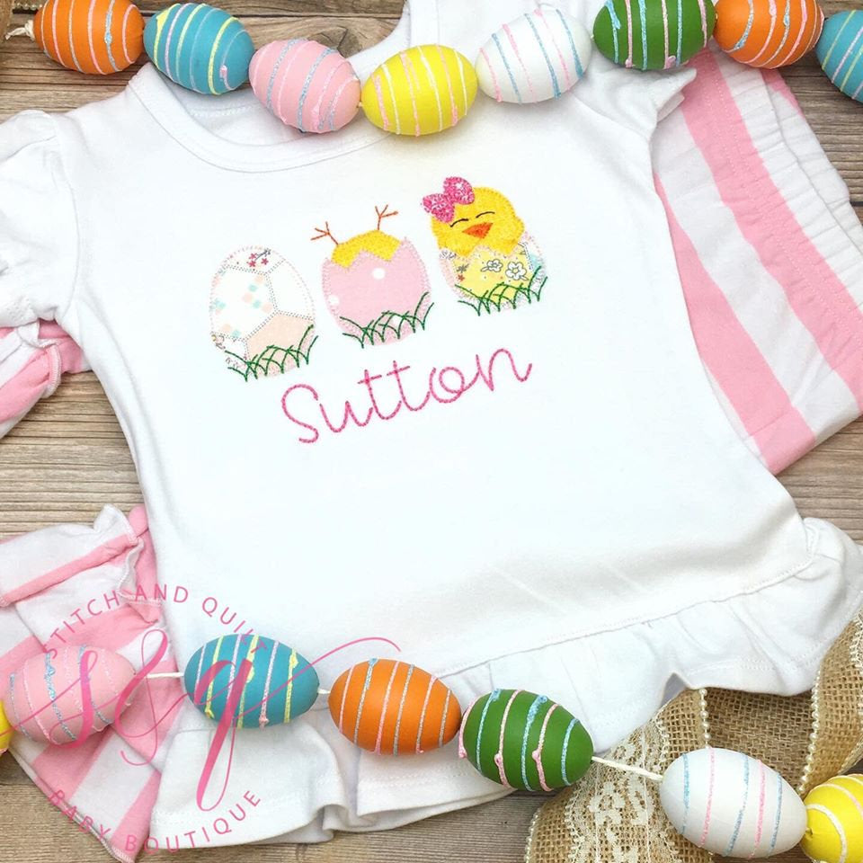 Girl Easter Shirt, Easter Egg shirt, Girl Easter Shirt,  Girl Toddler Easter Shirt outift